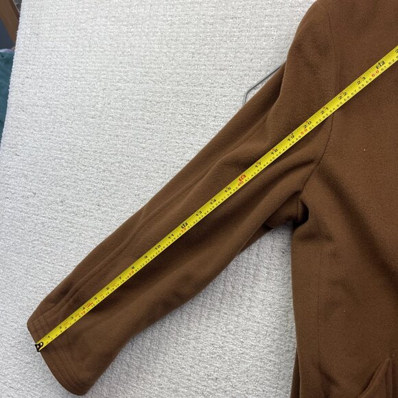 VTG Holt Renfrew Wool / Cashmere Dress Coat Mocha Brown Women Sz 10 Canada Made - Picture 10 of 13